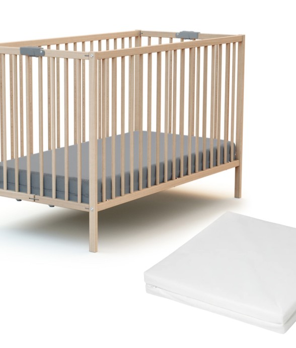 Lit bébé pliant en bois...