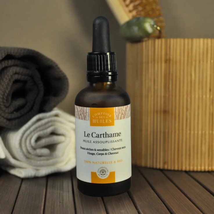 Huile de Carthame Assouplissante (50ml) Bio
