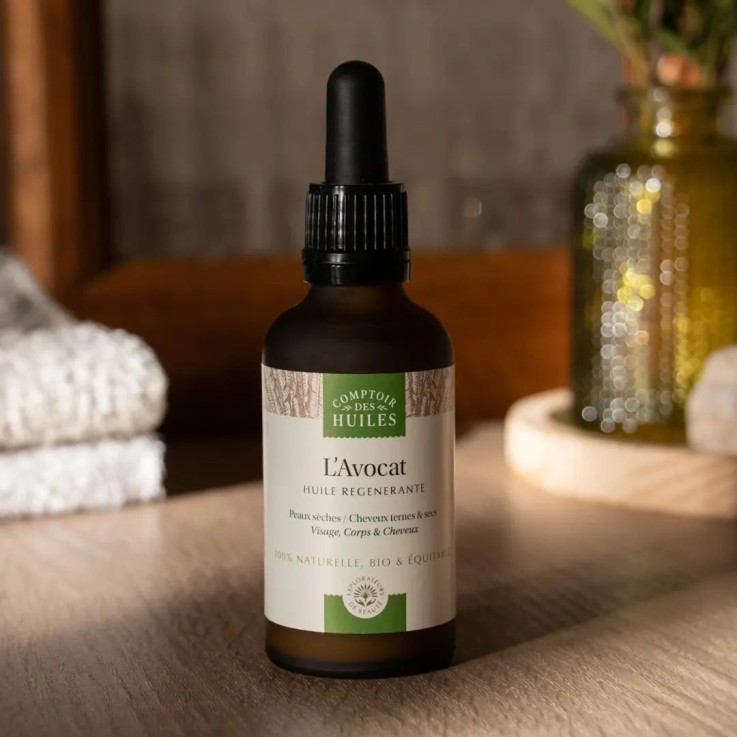 Huile d'Avocat Régénérante (50ml) Bio