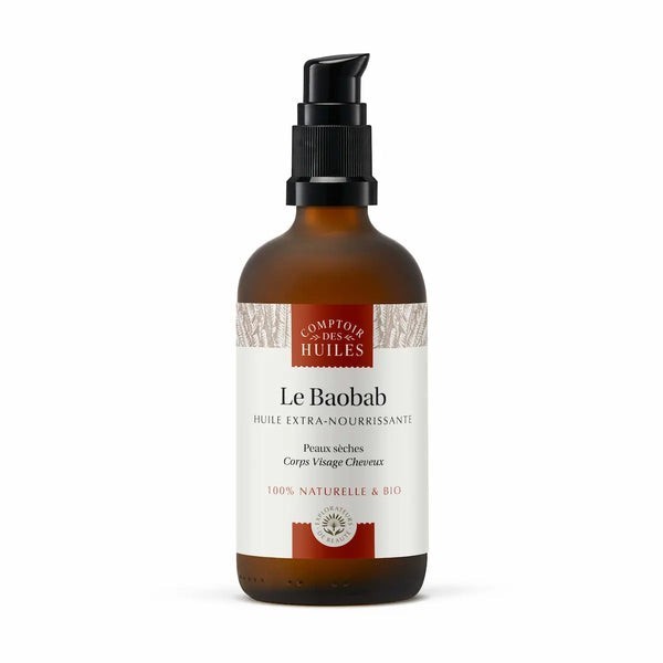 Huile de Baobab Extra-Nourrissante (100ml) Bio