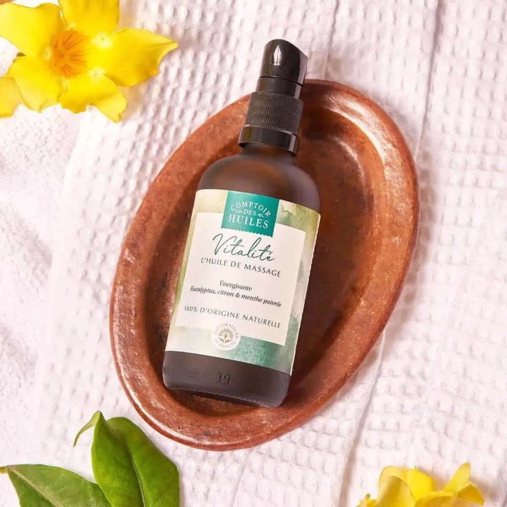 Huile de Massage Vitalité (100ml) Bio