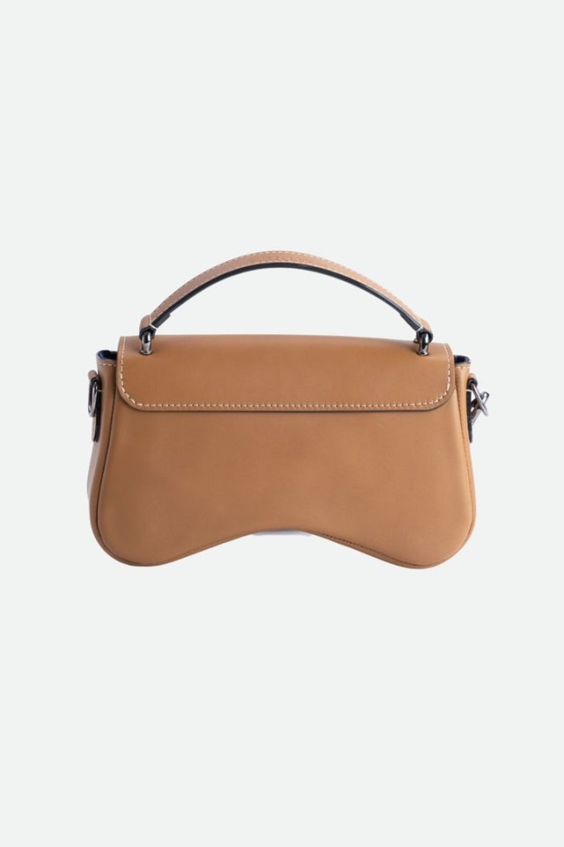 Sac baguette Jappeloup Cuir d'exception upcyclé
