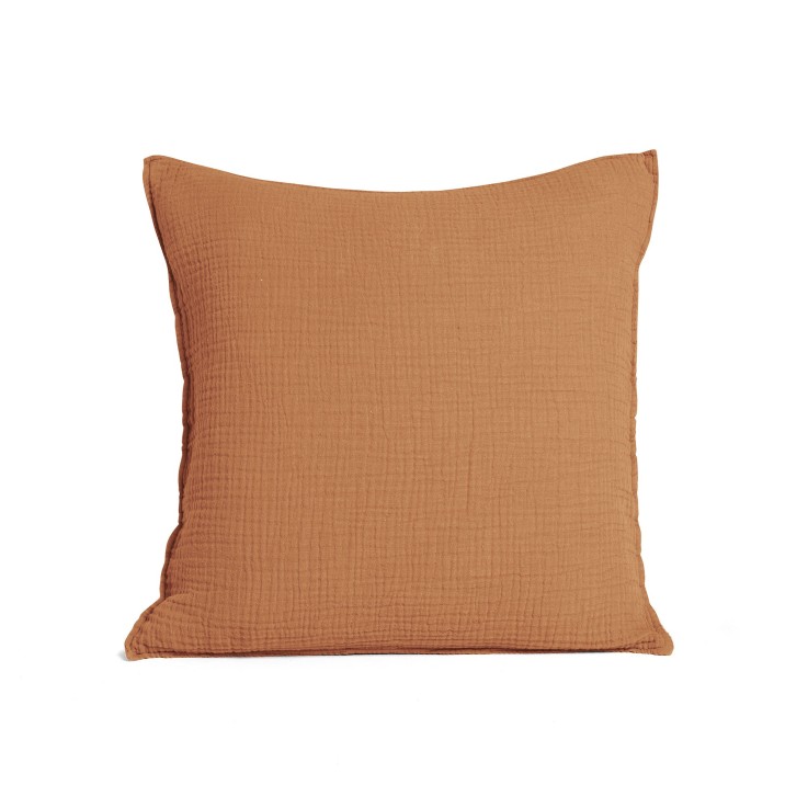 Housse de coussin Simplement Gaufré en gaze de Coton