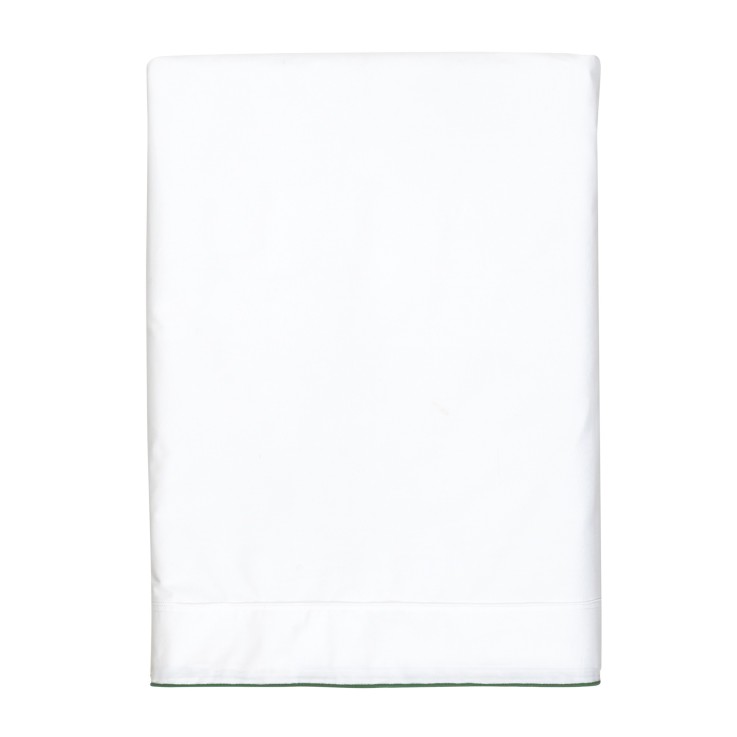 Drap plat Rêve Satiné en satin de Coton lavé