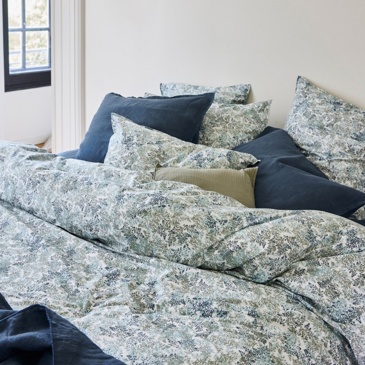 Drap plat Brume en percale de Coton