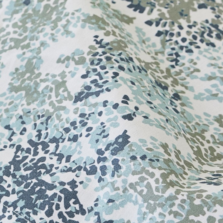 Drap plat Brume en percale de Coton