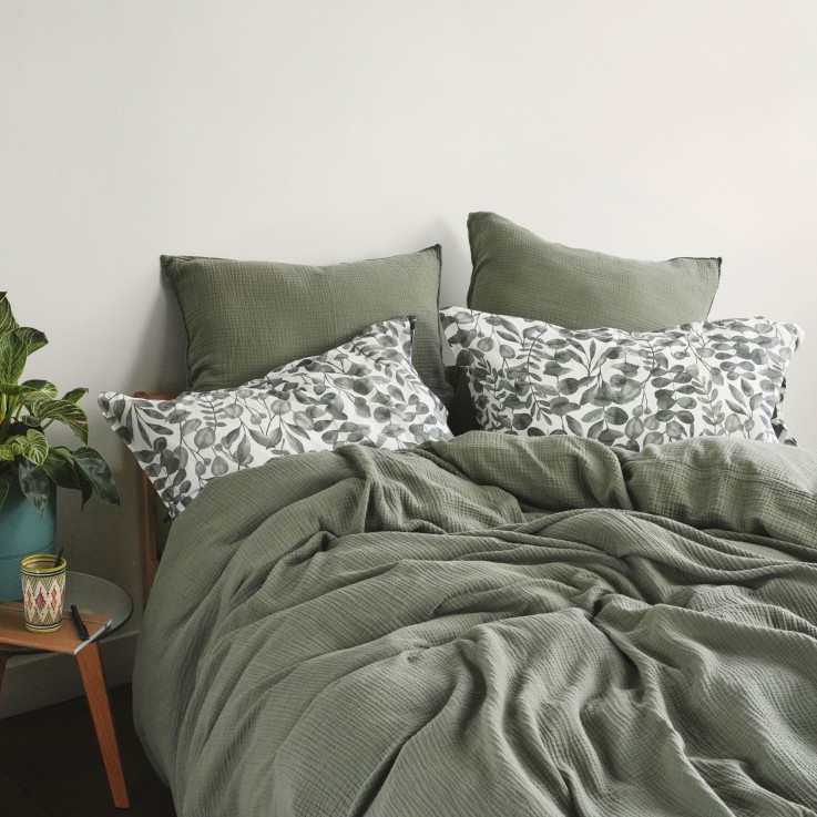 Housse de couette Simplement Gaufré en gaze de Coton