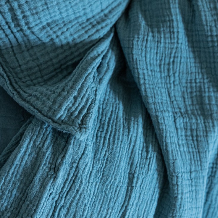 Housse de couette Simplement Gaufré en gaze de coton
