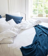 Blanc/Bleu Ardoise