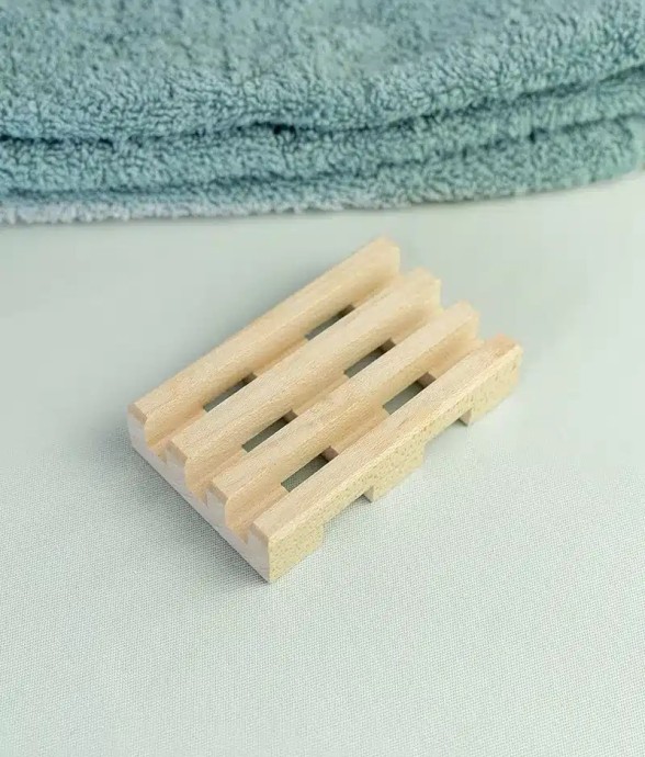 Petit porte-savon en bois