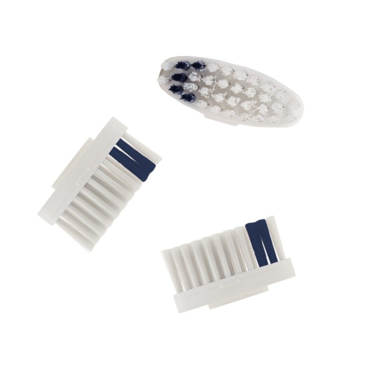 3 Recharges medium pour la brosse à dents la Maline
