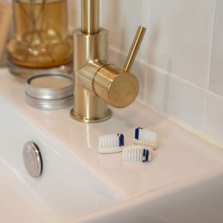 3 Recharges medium pour la brosse à dents la Maline