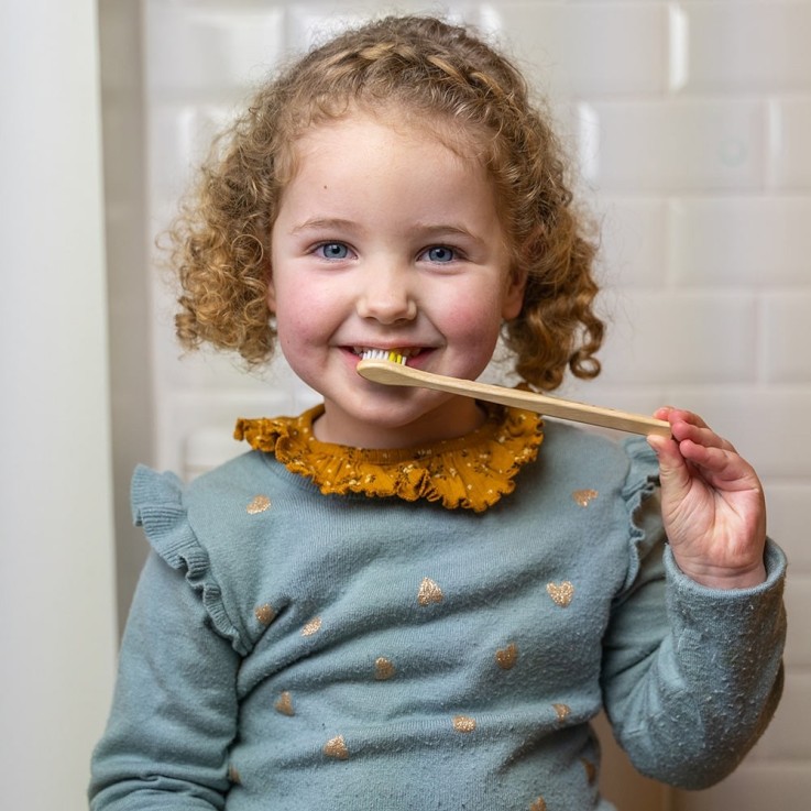 Brosse à dents enfant en bois