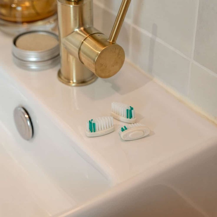 3 Recharges souples pour la brosse à dents la Maline