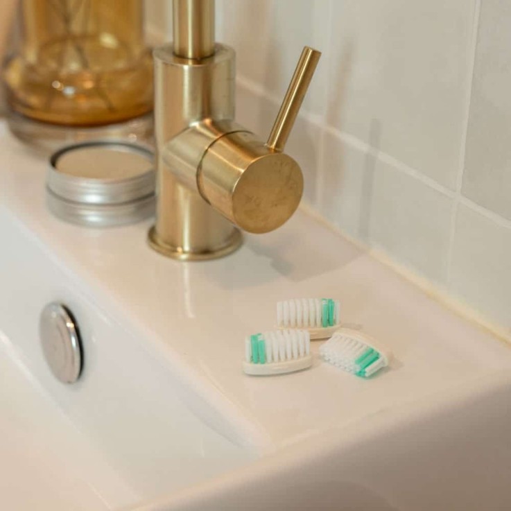 3 Recharges extra-souples pour la brosse à dents la Maline