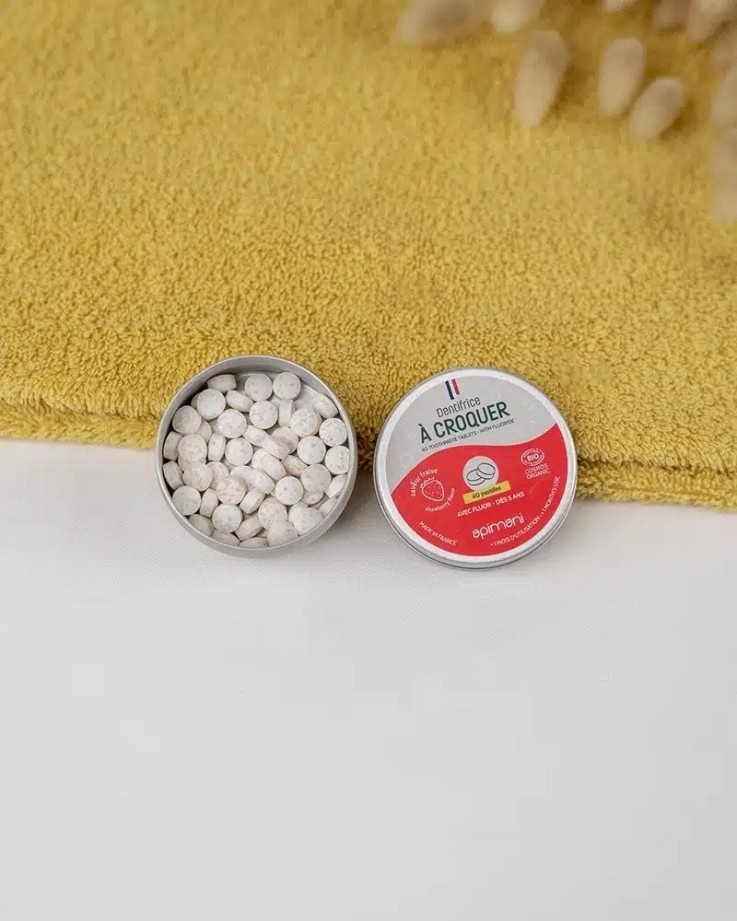 Dentifrice à croquer à la Fraise pour enfant