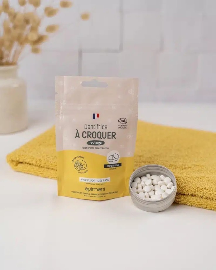 Recharge de dentifrice à croquer au Citron