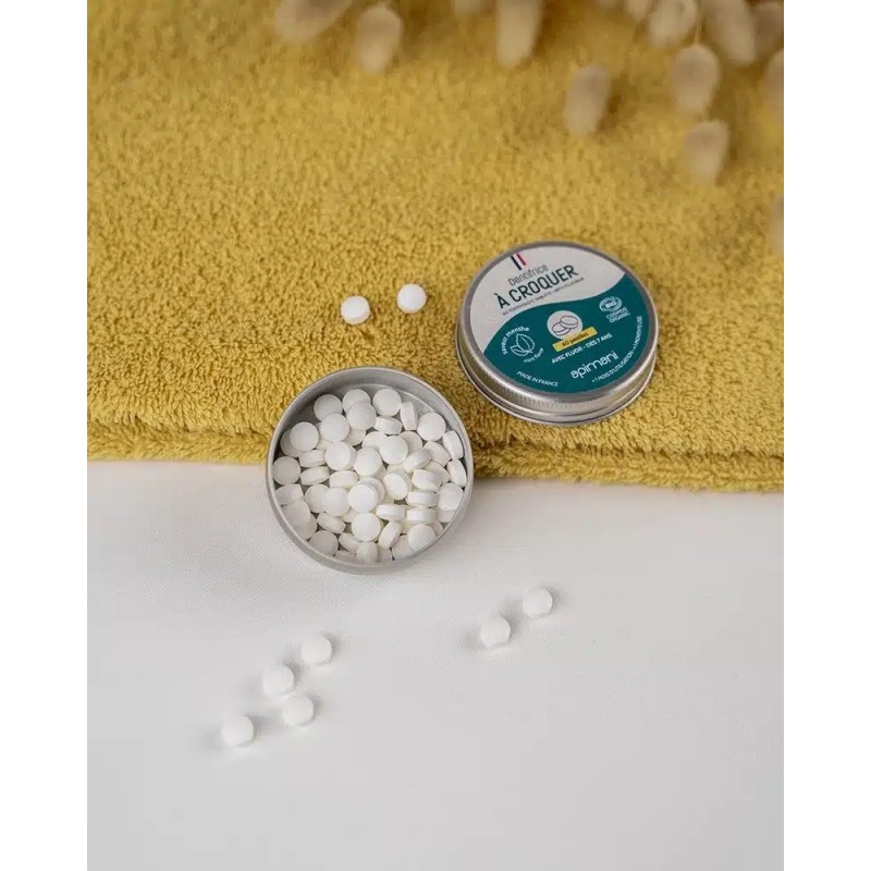 Dentifrice à croquer à la Menthe