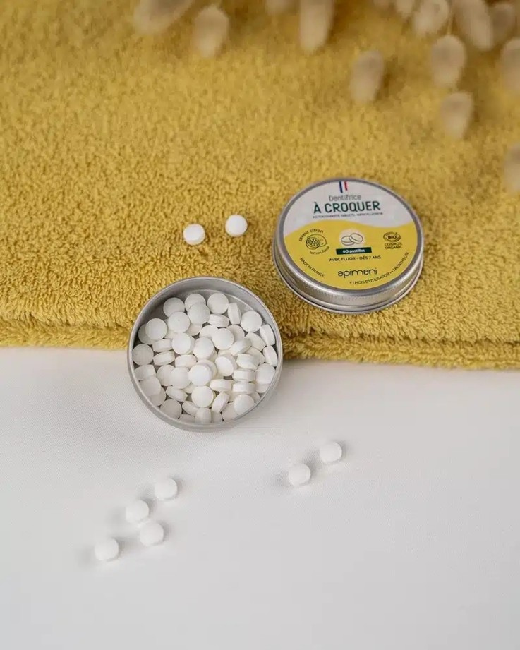 Dentifrice à croquer au Citron