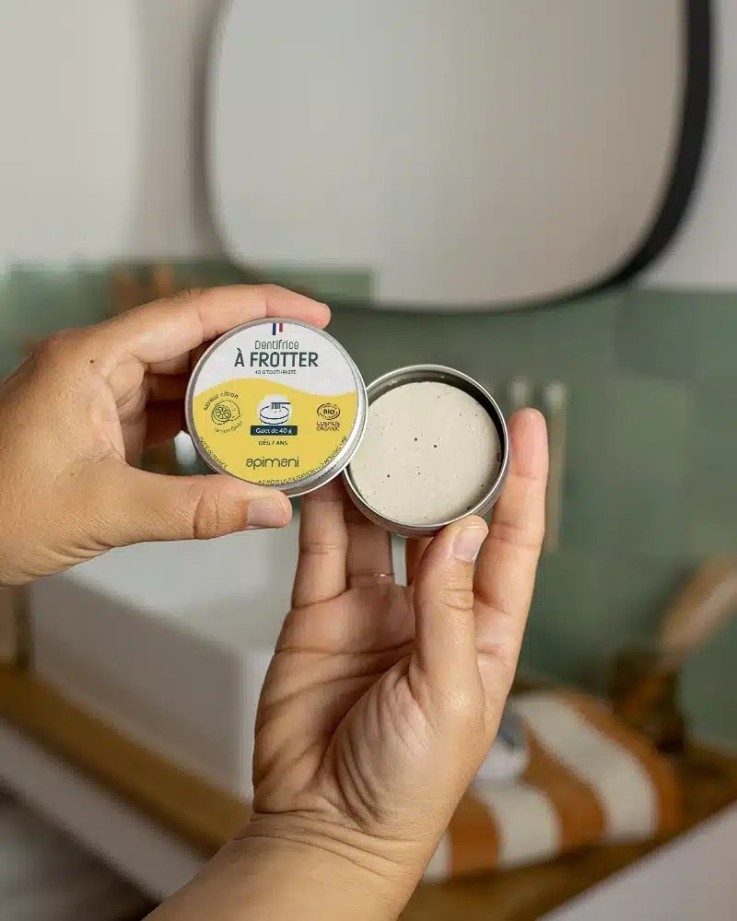 Recharge de dentifrice à frotter au Citron