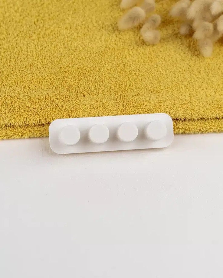 Porte-brosses à dents mural pour 3
