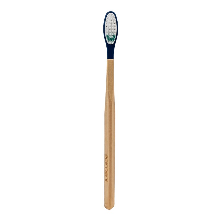 Brosse à dents rechargeable en bois en dureté souple