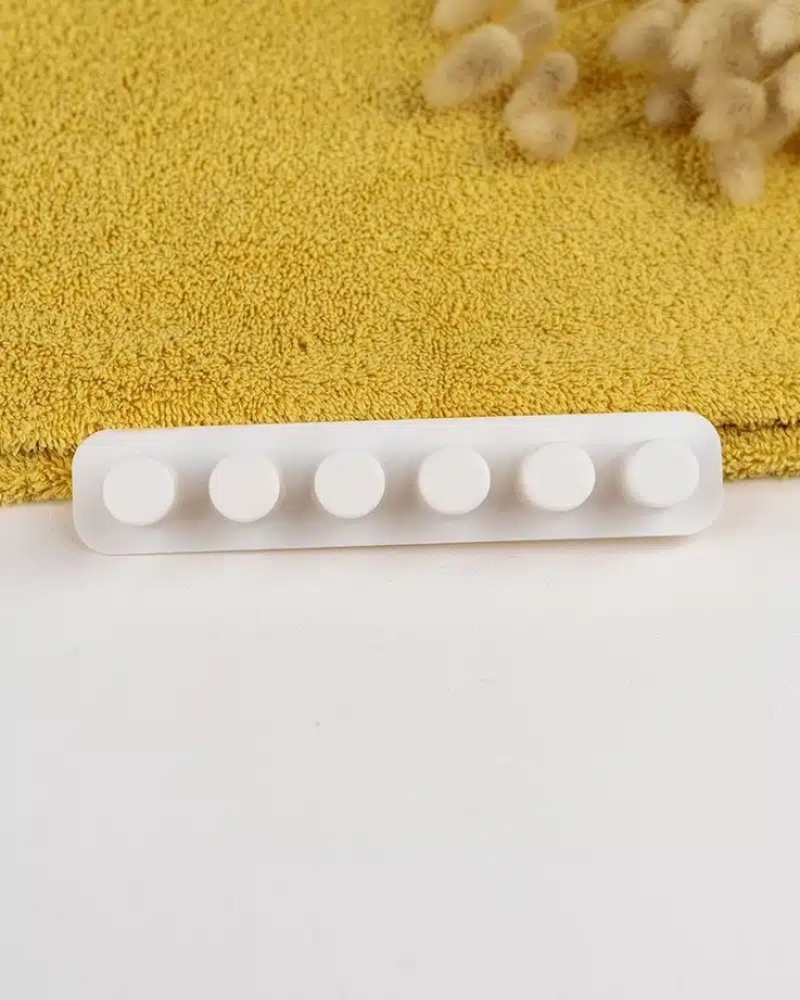 Porte-brosses à dents mural pour 5