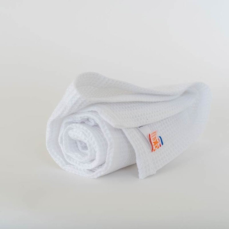Couverture Nid d'Abeilles Aiko en Coton Bio