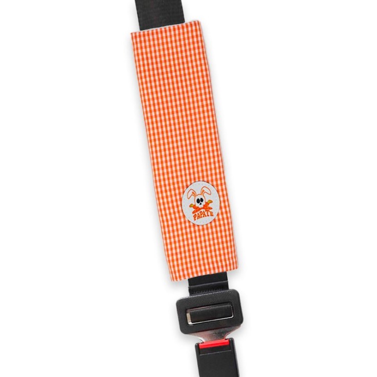Protège Ceinture de sécurité Perl en Coton Bio