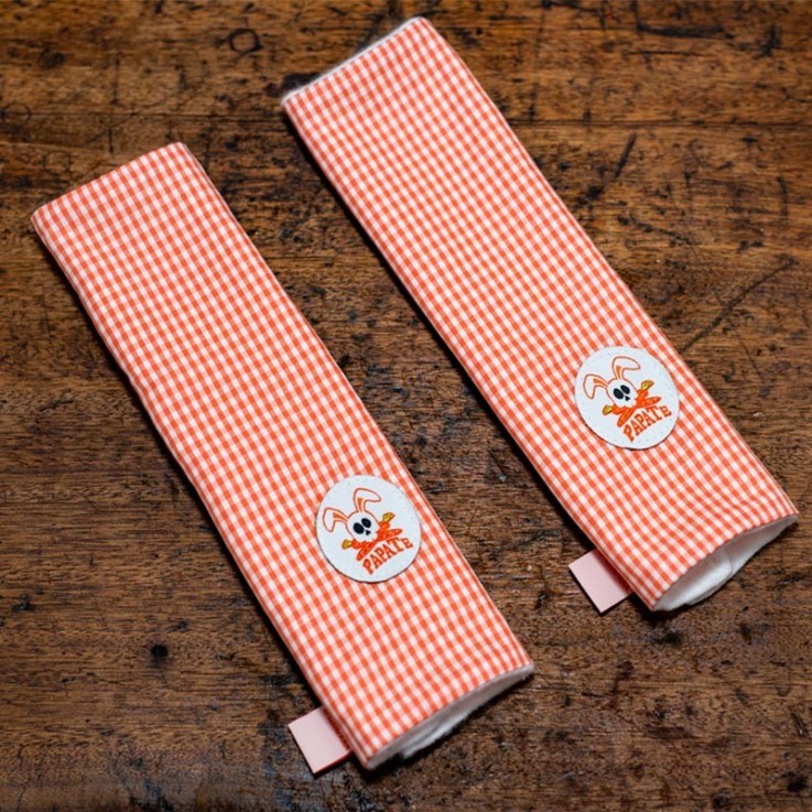 Protège Ceinture de sécurité Perl en Coton Bio