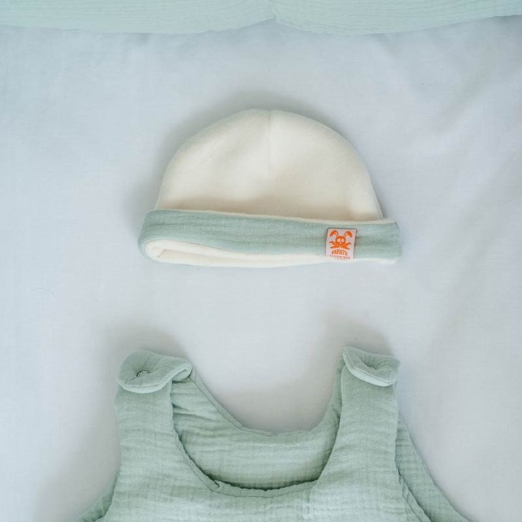 Bonnet de Naissance en Coton Bio