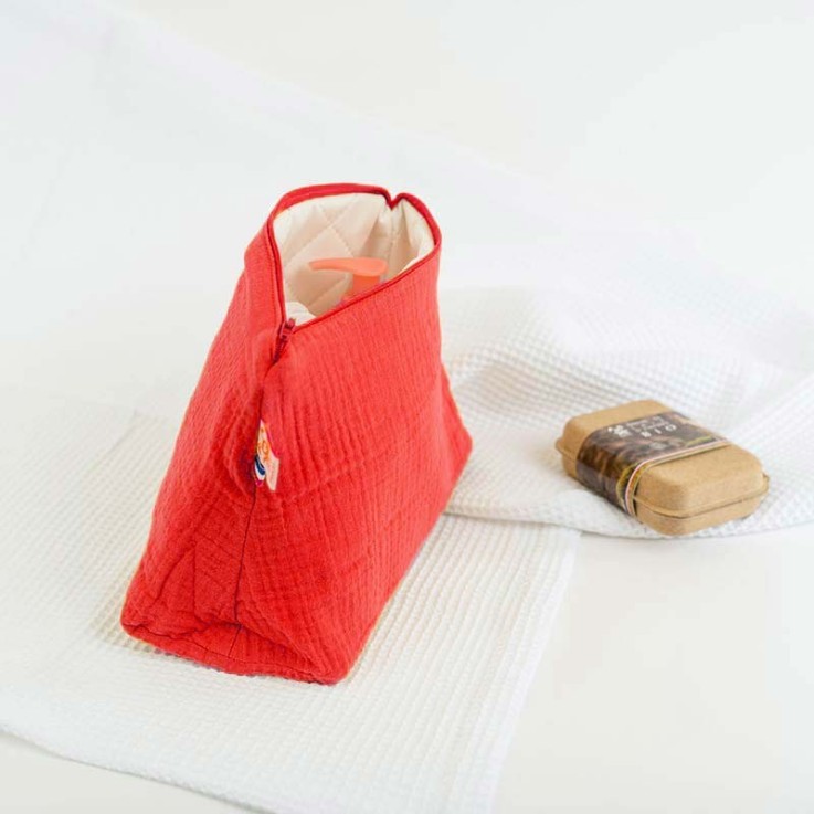 Trousse de Toilette en Coton Bio