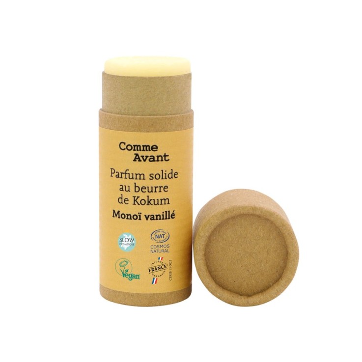 Parfum Solide au Beurre de Kokum - Monoï Vanillé Bio V2