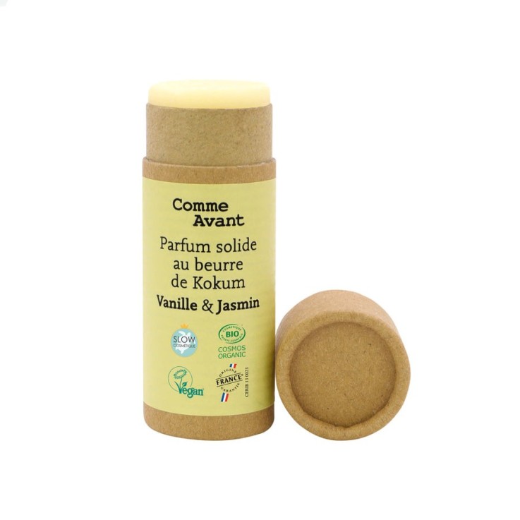 Parfum Solide au Beurre de Kokum - Vanille Jasmin Bio V2 (20g)