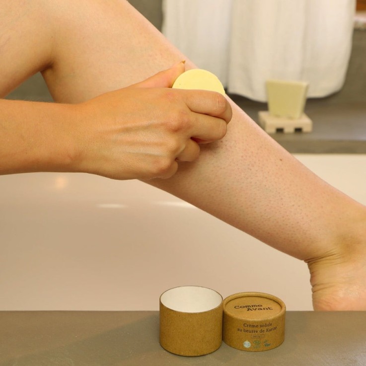 Crème Solide au Beurre de Karité Bio V4