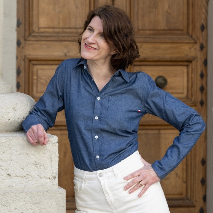 La chemise française en chambray