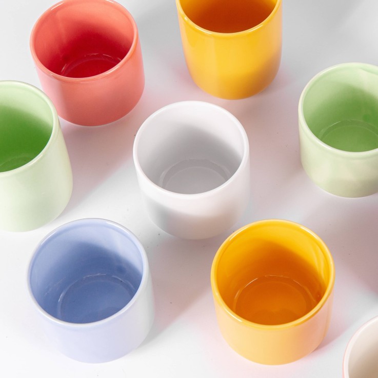 Mug/Tasse sans anse en porcelaine