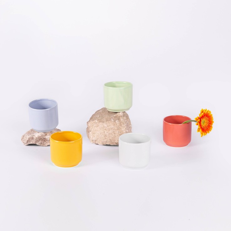 Mug/Tasse sans anse en porcelaine