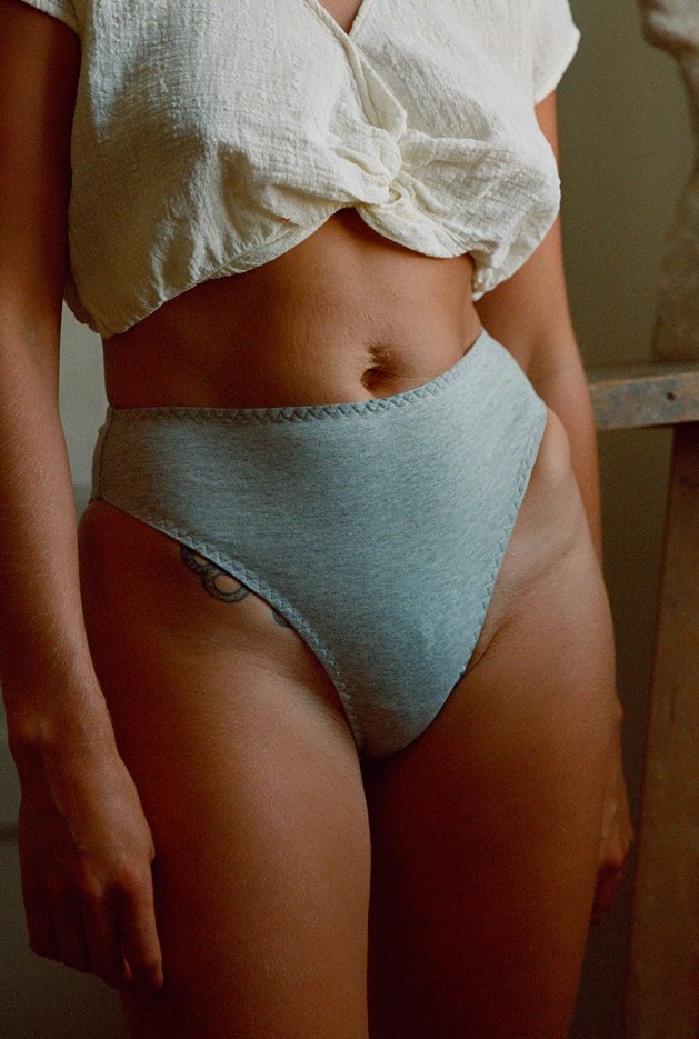 Culotte taille haute Intemporelle Coton Bio