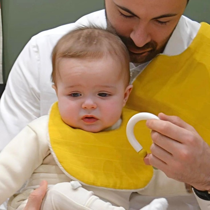 Mini bavoir en coton bio