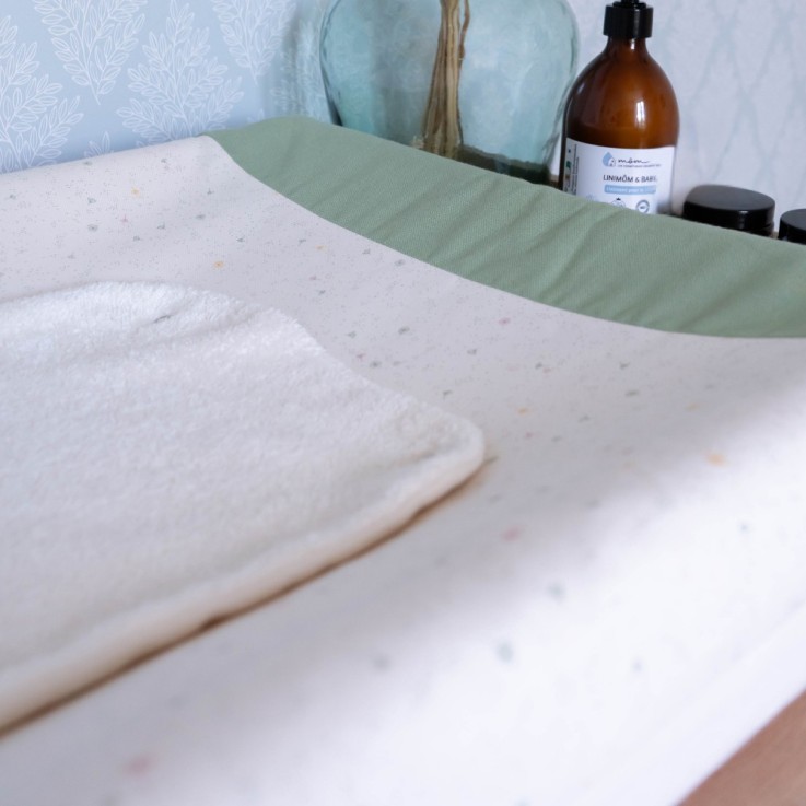 Housse de matelas à langer en coton bio