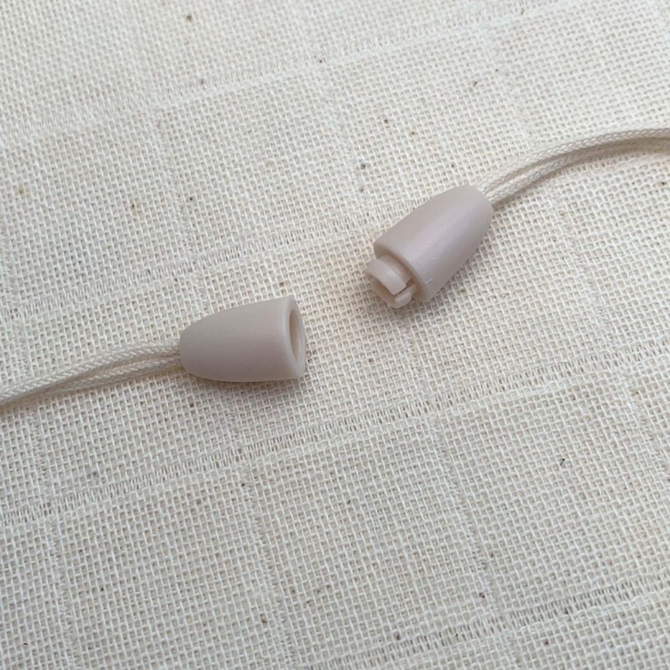 Collier de portage et d'allaitement en silicone et bois de hêtre naturel