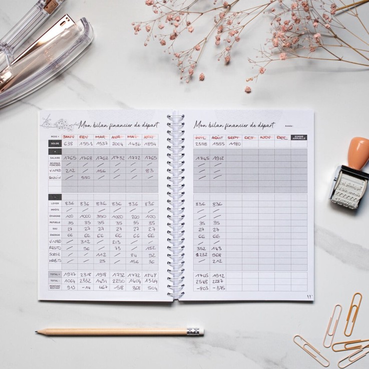 Carnet de Budget Kakebo Colors