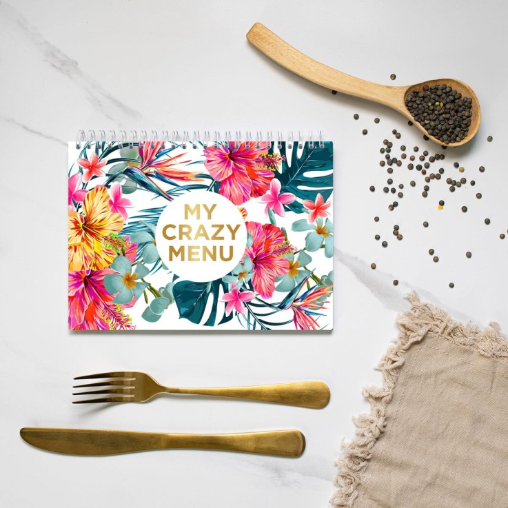 Planificateur de repas Tropical Blue