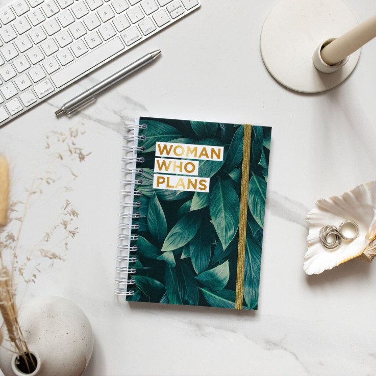 Agenda Semainier Non Daté Green