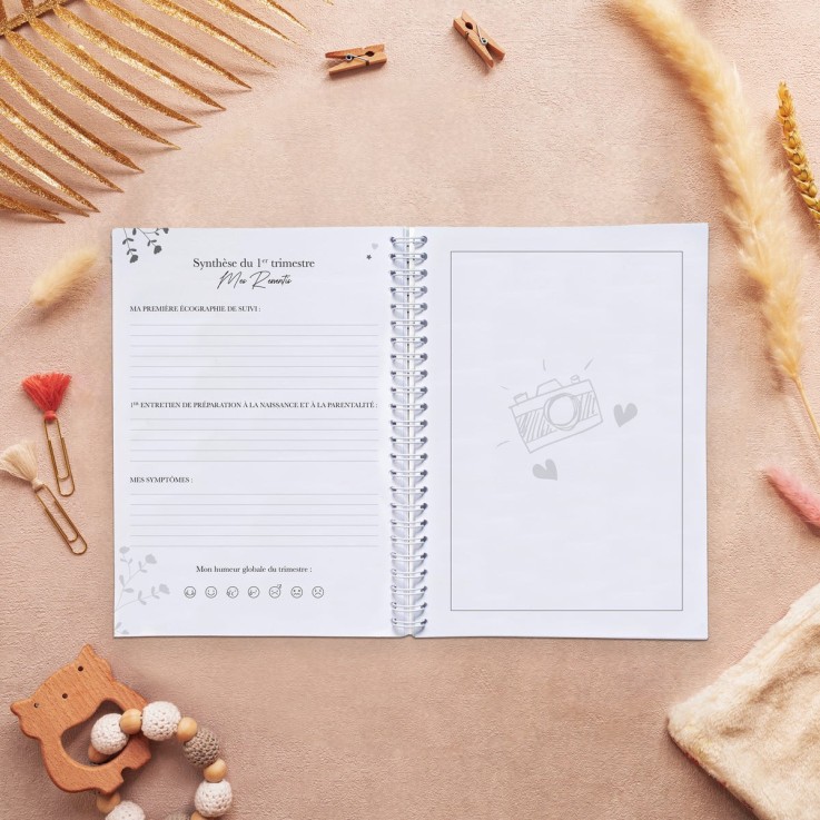Carnet de Grossesse Orange Garden