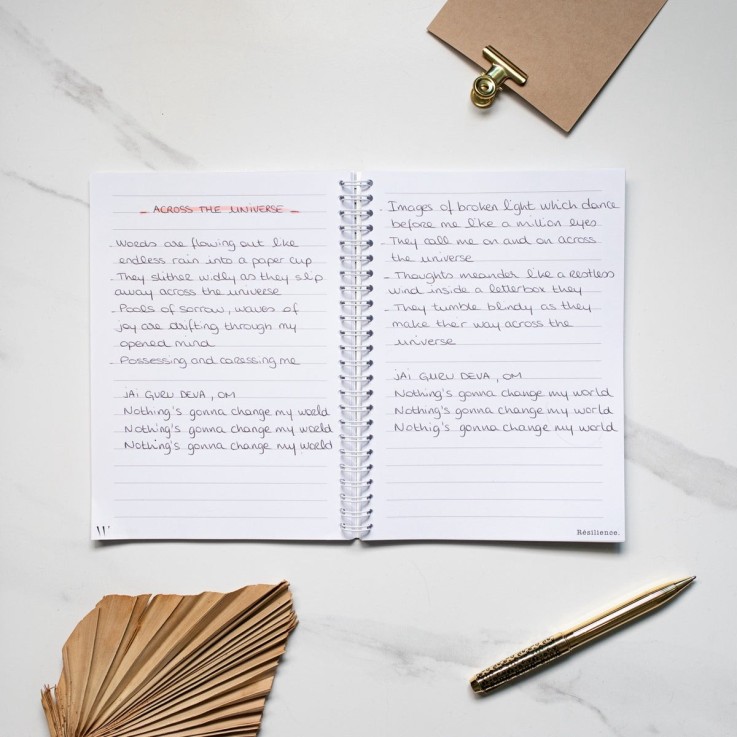 Carnet de Notes Resilience Grey