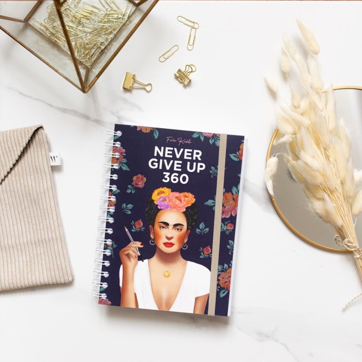 Agenda Journalier Non Daté Frida Flowers