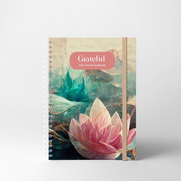 Carnet de Gratitude Pink Lotus