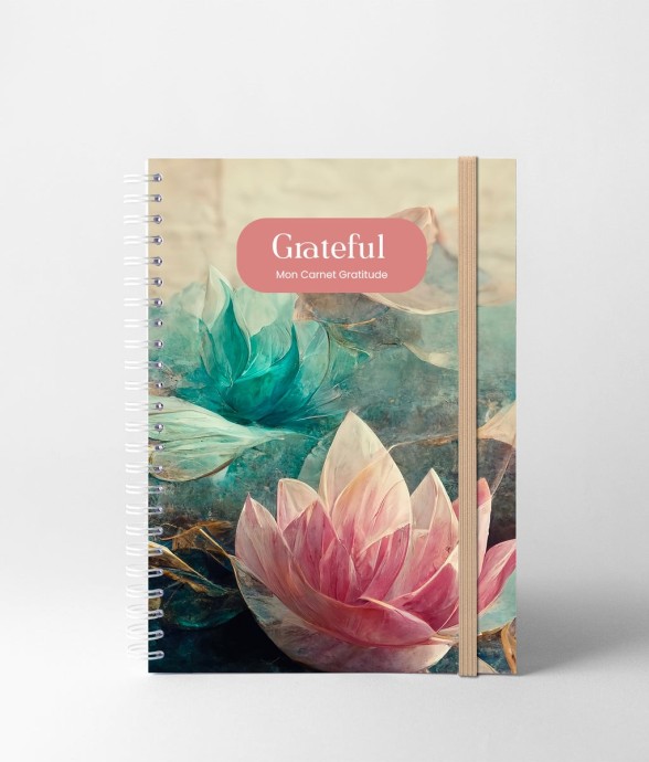 Carnet de Gratitude Pink Lotus